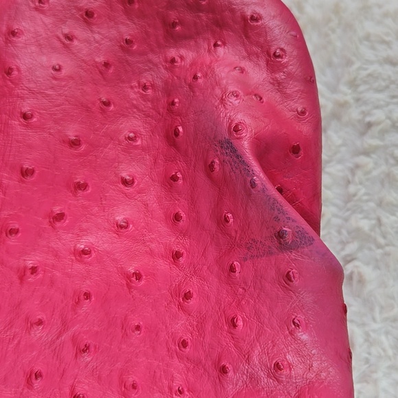 MARC BY MARC JACOBS OSTRICH EMBOSSED PRETTY TOTE BAG - Picture 8 of 14